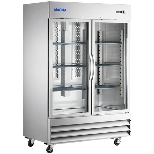 [MGR-2RRG] MAGMA - Refrigerador Vertical 02 puertas de Cristal